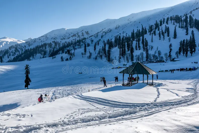 Gulmarg In Snowfall 